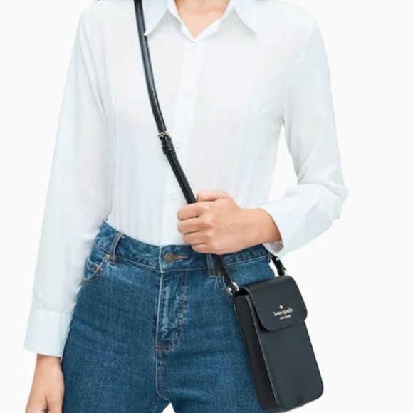 Kate Spade Staci North South Flap Phone Crossbody - Picture 2 of 5